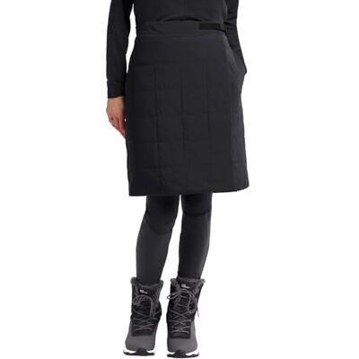 Jack Wolfskin Damen WINTERDUNE Skirt W Rock, Black, M Jack Wolfskin Damen WINTERDUNE Skirt W Rock, Black, M