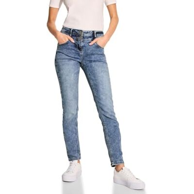 Cecil Damen B376017 Jeans Slim Fit, Authentic Used wash, 28W x 32L Cecil Damen B376017 Jeans Slim Fit, Authentic Used wash, 28W x 32L