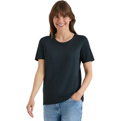 Cecil Basic T-Shirt mit Rundhals in Unifarbe Cecil Basic T-Shirt mit Rundhals in Unifarbe