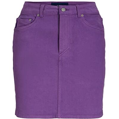 JACK & JONES Damen JJXX JXHAZEL Skirt AKM Color LN Rock, Royal Lilac,M JACK & JONES Damen JJXX JXHAZEL Skirt AKM Color LN Rock, Royal Lilac,M