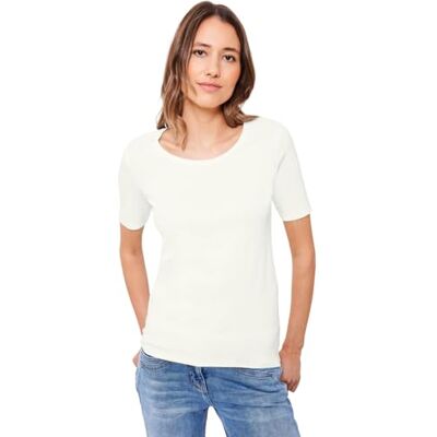 Cecil Basic T-Shirt mit Rundhals in Unifarbe Cecil Basic T-Shirt mit Rundhals in Unifarbe