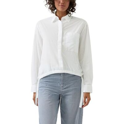 s.Oliver Leichte Hemdbluse aus Baumwollvoile mit Schleifendetail s.Oliver Leichte Hemdbluse aus Baumwollvoile mit Schleifendetail