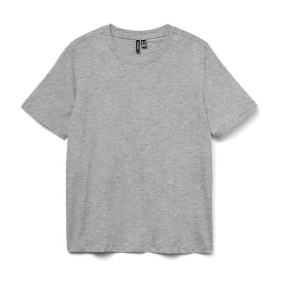 VERO MODA Damen VMPAULINA SS GA JRS NOOS T-Shirt, Light Grey Melange, S VERO MODA Damen VMPAULINA SS GA JRS NOOS T-Shirt, Light Grey Melange, S