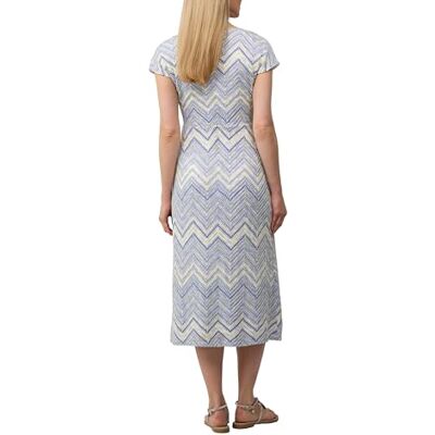 s.Oliver Antailliertes Midikleid aus Strickjersey mit V-Ausschnitt s.Oliver Antailliertes Midikleid aus Strickjersey mit V-Ausschnitt