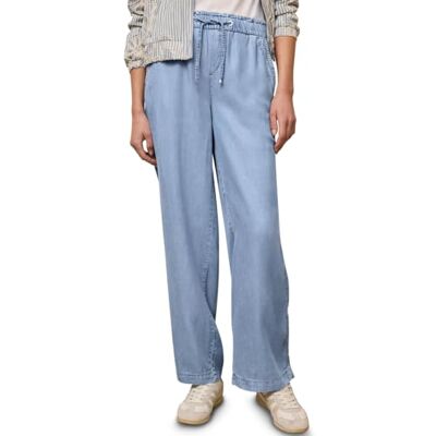 Street One Studio Straight Leg Hose mit Paperbagbund Light Blue Soft wash 36 Street One Studio Straight Leg Hose mit Paperbagbund Light Blue Soft wash 36