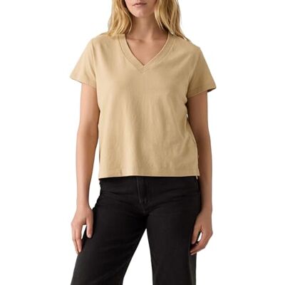 Levi's Boxy Vneck Tee Safari Slub Levi's Boxy Vneck Tee Safari Slub