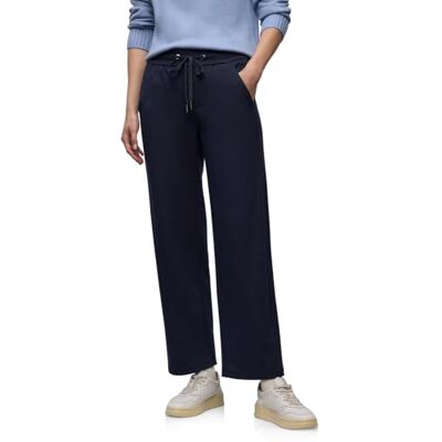 Street One Straight Leg Hose mit Tape deep Blue 44 Street One Straight Leg Hose mit Tape deep Blue 44