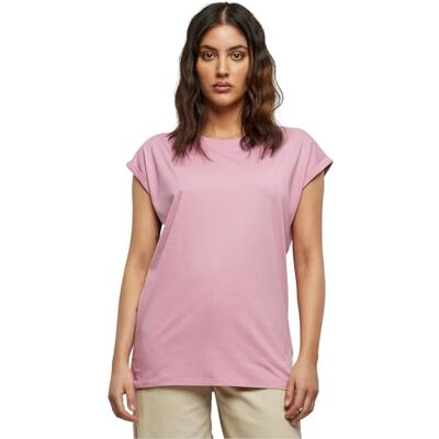 Urban Classics Ladies Extended Shoulder Tee Frauen T-Shirt lila Urban Classics Ladies Extended Shoulder Tee Frauen T-Shirt lila