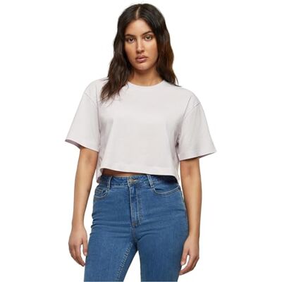 Build Your Brand Damen T-Shirt Ladies Short Oversized Tee softlilac M Build Your Brand Damen T-Shirt Ladies Short Oversized Tee softlilac M