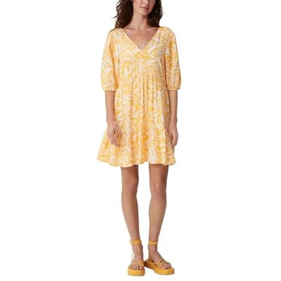 Comma Stufenkleid aus Crêpe Comma Stufenkleid aus Crêpe