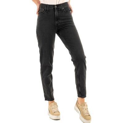 Levi's Levis Damen 80S MOM Short Blacks, Schwarz, 26 EU Levi's Levis Damen 80S MOM Short Blacks, Schwarz, 26 EU