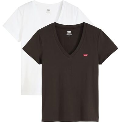Levi's 2Pack Perfect Vneck Tees 2 Pack V Neck W Levi's 2Pack Perfect Vneck Tees 2 Pack V Neck W