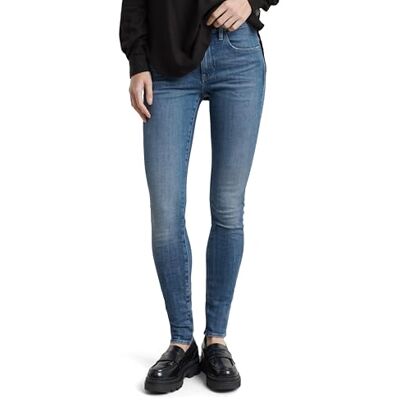 G-STAR Damen Lhana Skinny Jeans, Blau (Faded Blue Agate D19079-D441-G763), 29W / 30L G-STAR Damen Lhana Skinny Jeans, Blau (Faded Blue Agate D19079-D441-G763), 29W / 30L