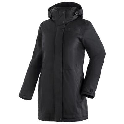 Maier Sports Lisa 2.1, Damen Outdoorjacke, Wasserdichter Outdoor-Mantel mit vielen Features, mTEX Wetterschutz und mTHERM für hohen Wärmerückhalt, PFC-frei, Schwarz, 48 Maier Sports Lisa 2.1, Damen Outdoorjacke, Wasserdichter Outdoor-Mantel mit vielen Features, mTEX Wetterschutz und mTHERM für hohen Wärmerückhalt, PFC-frei, Schwarz, 48