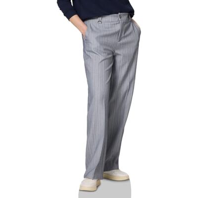 Street One Straight Leg Hose mit Streifen original Blue 36 Street One Straight Leg Hose mit Streifen original Blue 36