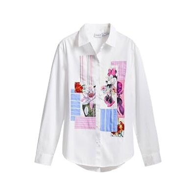 Desigual CAM_Flowers Minnie, 1000 White, M Desigual CAM_Flowers Minnie, 1000 White, M