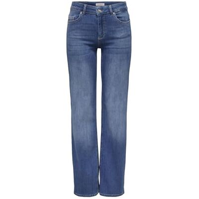 ONLY Female Straight-Fit Jeans ONLBLUSH Mittlere Taille Gerade geschnitten Jeans ONLY Female Straight-Fit Jeans ONLBLUSH Mittlere Taille Gerade geschnitten Jeans