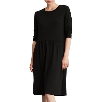 Marc O' Polo Denim Damen Jerseykleid mit Stretch-Anteil Langarm, Schwarz (Black), XS Marc O' Polo Denim Damen Jerseykleid mit Stretch-Anteil Langarm, Schwarz (Black), XS