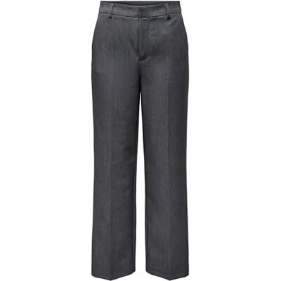 ONLY Damen Onlhattie-Lana Hw Wide Mel Pant TLR Hose, Dark Grey Melange, 36W x 32L ONLY Damen Onlhattie-Lana Hw Wide Mel Pant TLR Hose, Dark Grey Melange, 36W x 32L