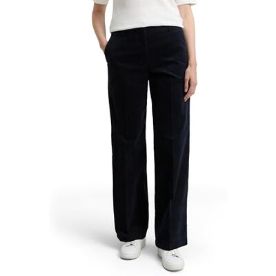 TOM TAILOR Damen 1048369 TTLEA Wide Leg Cordhose, 11019 Lunar Eclipse, 38W / 32L EU TOM TAILOR Damen 1048369 TTLEA Wide Leg Cordhose, 11019 Lunar Eclipse, 38W / 32L EU