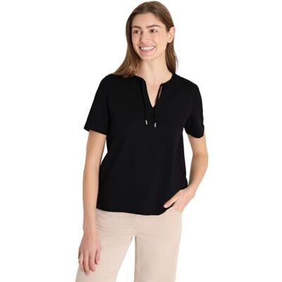 Cecil Damen Kurzarm Shirt mit Split Neck Cecil Damen Kurzarm Shirt mit Split Neck