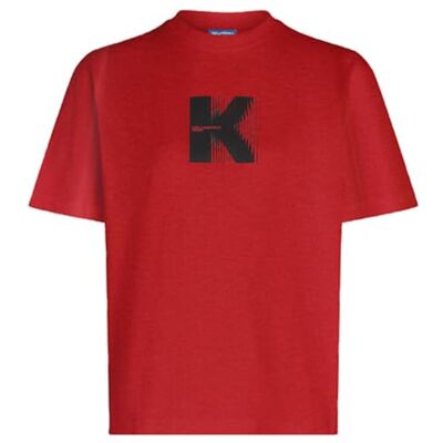 KARL LAGERFELD JEANS , Women's, Regular Short Sleeve K Logo Tee, Regular Fit, Pompeian Red, M KARL LAGERFELD JEANS , Women's, Regular Short Sleeve K Logo Tee, Regular Fit, Pompeian Red, M