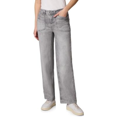 Street One Wide Leg Jeans Grey Random Washed 31 Street One Wide Leg Jeans Grey Random Washed 31