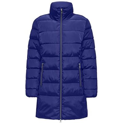 ONLY Damen ONLNEWLINA Puffer Zip Coat OTW KTA Steppjacke, Blau, S ONLY Damen ONLNEWLINA Puffer Zip Coat OTW KTA Steppjacke, Blau, S