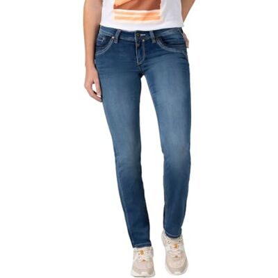 Timezone Damen Jeans Slim TAHILA TZ Mid Waist Slim Fit Blau W25-W33 Stretch, Größe:26W / 32L, Farbe:T1 70005.3337-27-6893 Blue Denim wash Timezone Damen Jeans Slim TAHILA TZ Mid Waist Slim Fit Blau W25-W33 Stretch, Größe:26W / 32L, Farbe:T1 70005.3337-27-6893 Blue Denim wash