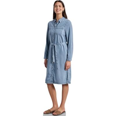 Street One Knielanges Kleid im Washed-Look Street One Knielanges Kleid im Washed-Look