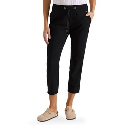 Cecil Mid Waist Slim Leg Hose im Casual Fit Black 2X Cecil Mid Waist Slim Leg Hose im Casual Fit Black 2X