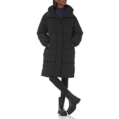 Amazon Essentials Damen Oversized Lange Puffer Jacke (Erhältlich in Übergröße), Schwarz, XX-Large Amazon Essentials Damen Oversized Lange Puffer Jacke (Erhältlich in Übergröße), Schwarz, XX-Large