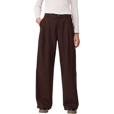 s.Oliver Flanell-Hose mit Bundfalten und weitem Bein s.Oliver Flanell-Hose mit Bundfalten und weitem Bein