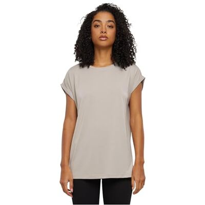 Urban Classics Damen T-Shirt Ladies Modal Extended Shoulder Tee, lang geschnittenes T-Shirt, erhältlich in vielen Farbvarianten, Größen XS-5XL Urban Classics Damen T-Shirt Ladies Modal Extended Shoulder Tee, lang geschnittenes T-Shirt, erhältlich in vielen Farbvarianten, Größen XS-5XL