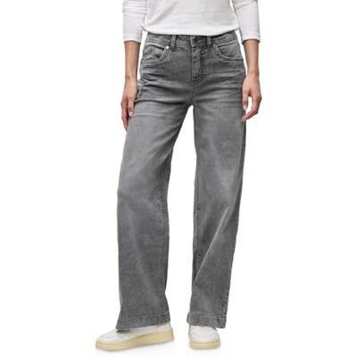 Street One Wide Leg Jeans Light Grey Random Washed 29 Street One Wide Leg Jeans Light Grey Random Washed 29