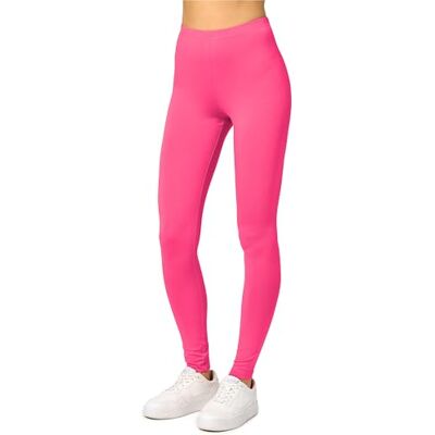 Merry Style Damen Lange Leggings aus Viskose MS10-143 (Rosa, XL) Merry Style Damen Lange Leggings aus Viskose MS10-143 (Rosa, XL)