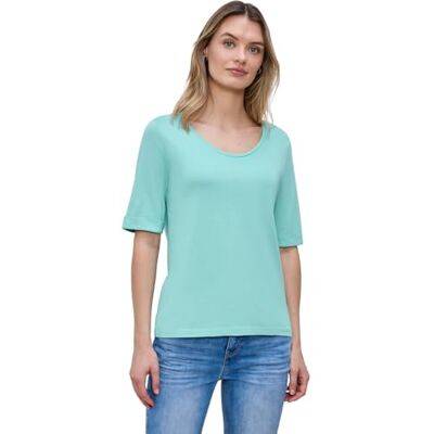 Street One Damen T-Shirt mit Turn-Up Street One Damen T-Shirt mit Turn-Up