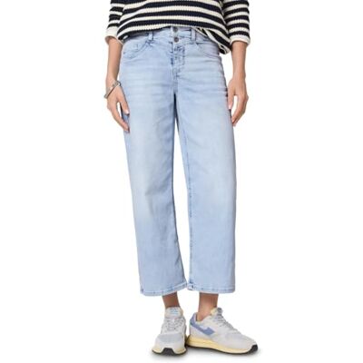 Street One Wide Leg Jeans im Loose Fit Bleached Random wash 25 Street One Wide Leg Jeans im Loose Fit Bleached Random wash 25