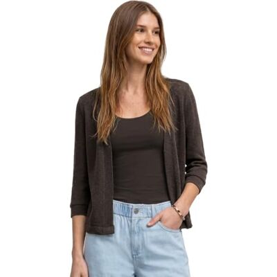 Street One Langarm Jacke im Strick-Look Espresso Brown 38 Street One Langarm Jacke im Strick-Look Espresso Brown 38