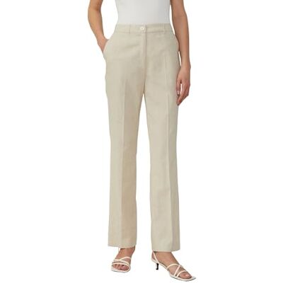 s.Oliver Melierte Straight-Leg-Hose aus Baumwollmix s.Oliver Melierte Straight-Leg-Hose aus Baumwollmix