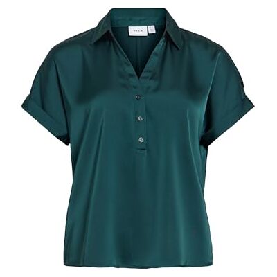 Vila Female Hemd Vienna Kurzarm Shirt Vila Female Hemd Vienna Kurzarm Shirt