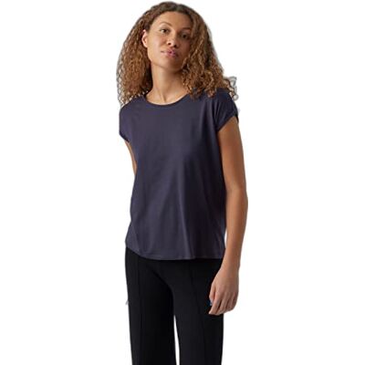 VERO MODA Damen Vmava Plain Ss Top Gajrs Noos T-Shirt, Night Sky, XXL VERO MODA Damen Vmava Plain Ss Top Gajrs Noos T-Shirt, Night Sky, XXL