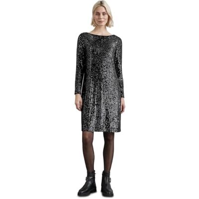 Street One Party Sequins Dress solid, Sparkling Silver, 40 Street One Party Sequins Dress solid, Sparkling Silver, 40