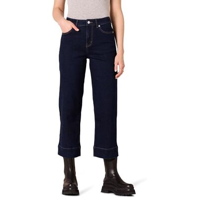 Amazon Essentials Damen Knöchellange Weit Geschnittene Regular-Fit-Jeans Auslaufmodell, Rinse Waschung, 38 Amazon Essentials Damen Knöchellange Weit Geschnittene Regular-Fit-Jeans Auslaufmodell, Rinse Waschung, 38