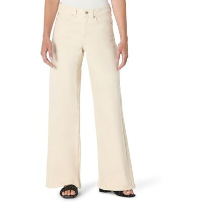 Amazon Essentials Damen Crop-Jeans mit Hoher Taille und Weitem Bein, 66,0cm Beininnenlänge, Ecru, 38-40 Amazon Essentials Damen Crop-Jeans mit Hoher Taille und Weitem Bein, 66,0cm Beininnenlänge, Ecru, 38-40