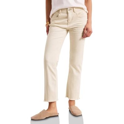 Street One Straight Leg Jeans Ecru Washed 29 Street One Straight Leg Jeans Ecru Washed 29