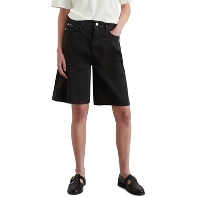 Marc O' Polo Denim Damen Jeanshose kurz High Waist, Schwarz (Black Multi 20), 27 Marc O' Polo Denim Damen Jeanshose kurz High Waist, Schwarz (Black Multi 20), 27