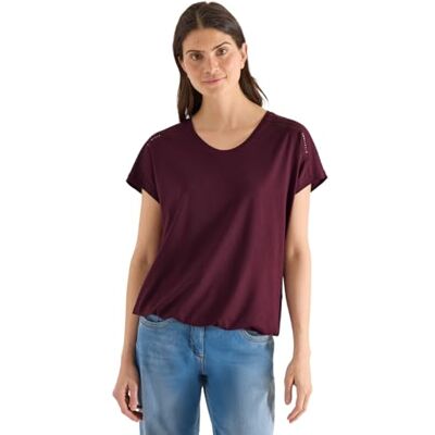 Cecil T-Shirt mit V-Neck und Spitzendetail Cecil T-Shirt mit V-Neck und Spitzendetail