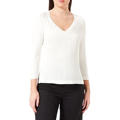s.Oliver BLACK LABEL Damen T-shirt T Shirt, Weiß, 40 EU s.Oliver BLACK LABEL Damen T-shirt T Shirt, Weiß, 40 EU