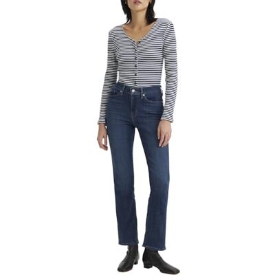 Levi's Damen Jeanshose Classic Mid Rise, Straight Fit, Lapis Dark Horse, W30/L28 Levi's Damen Jeanshose Classic Mid Rise, Straight Fit, Lapis Dark Horse, W30/L28